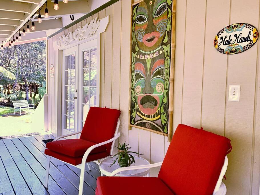 Hau'Oli Place Tiki Cottage In 볼케이노 외부 사진