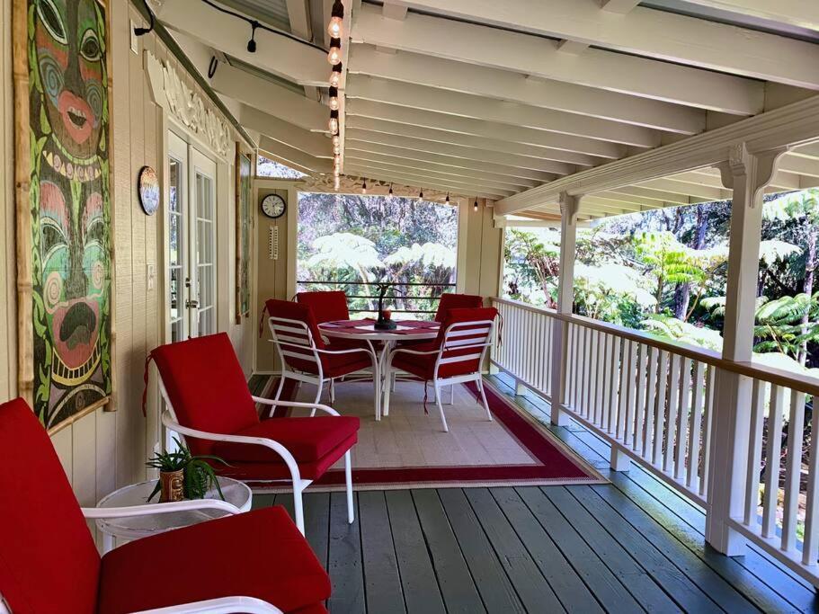 Hau'Oli Place Tiki Cottage In 볼케이노 외부 사진
