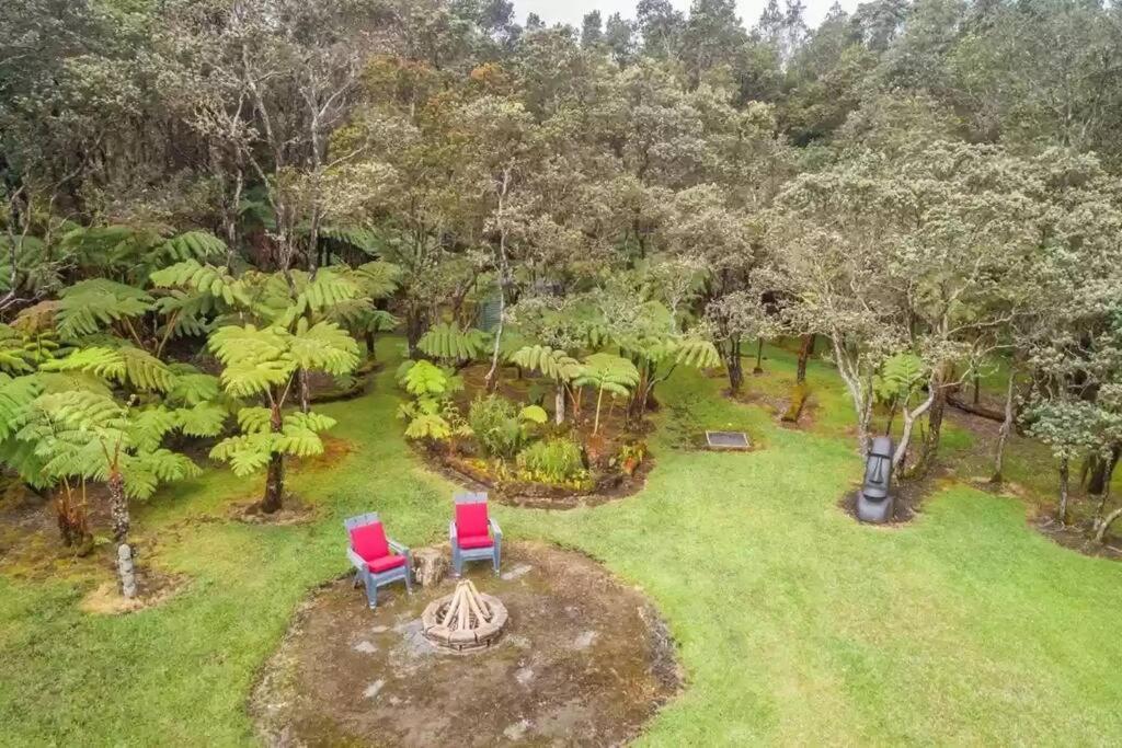 Hau'Oli Place Tiki Cottage In 볼케이노 외부 사진