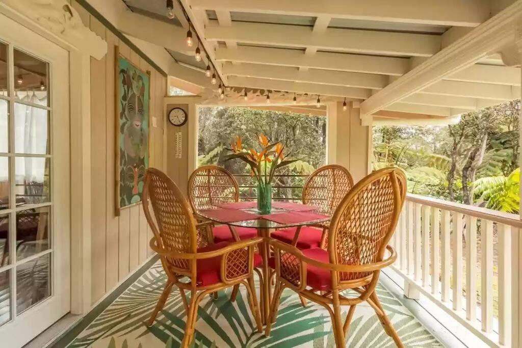 Hau'Oli Place Tiki Cottage In 볼케이노 외부 사진